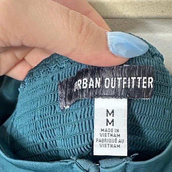 Urban Outfitters Long-Sleeve Square Neck Corset Crop Top - Picture 2 of 5